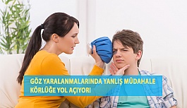 Göz Yaralanmalarında Yanlış Müdahale Körlüğe Yol Açıyor!