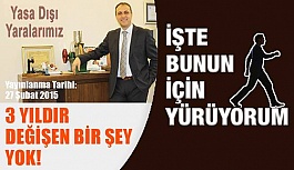 İŞTE BUNUN İÇİN YÜRÜYORUM