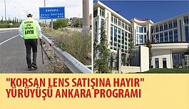 "Korsan Lens Satışına Hayır" Yürüyüşü Ankara Programı