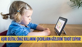 Aşırı Dijital Cihaz Kullanımı Çocukların Gözlerini Tehdit Ediyor