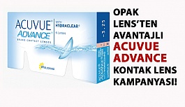 Opak Lens’ten Avantajlı Fiyatlarla Acuvue Advance Kontak Lens Kampanyası