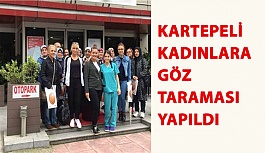 Kartepeli Kadınlara Göz Taraması Yapıldı