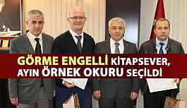 Görme Engelli Kitapsever, Ayın Örnek Okuru Seçildi