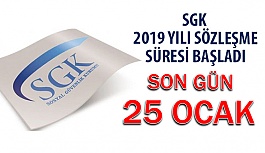 SGK Optik Sözleşmeleri İçin Son Gün 25 Ocak