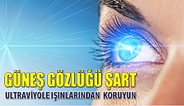 Gözünüzü Ultraviyole Işınlarından Güneş Gözlüğü İle Koruyun