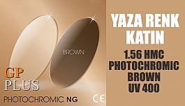 1.56 HMC PHOTOCHROMIC BROWN UV 400 İle Yaza Renk Katın