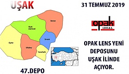 Opak Lens 47. Deposunu Uşak İlinde Açıyor