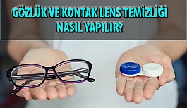 Uzmanlardan Kontak Lens ve Gözlük Temizliği ile İlgili Önemli Tavsiyeler