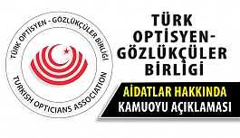 Türk Optisyen-Gözlükçüler Birliği’nden Aidat Açıklaması