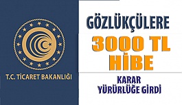 Gözlükçüler Esnaf Destek Paketinden Hibe Alabilecek