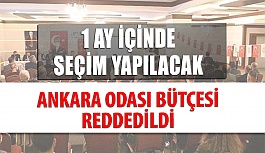 Ankara Odası Bütçesi İbra Edilmedi