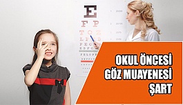 Okul Öncesi Göz Muayenesi Şart