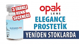 Elegance Prostetik Renkli Lens Yeniden Opak Lens Stoklarında