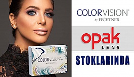 ColorVision Renkli Lensleri Opak Lens Stoklarında Satışa Hazır