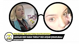 Hülya Şenyüz "Kontak Lensler 13 Yaşından İtibaren Kullanılabilir"