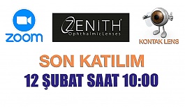 Opak Lens Zoom Semineri İçin Son Katılım 12 Şubat Saat 10:00'da