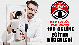 TOD, 5 Bin 300 Göz Doktoruna 120 Online Eğitim Düzenledi