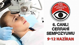 Türk Oftalmoloji Derneği 6’ncı Canlı Cerrahi Sempozyumu Haziran’da yapılacak