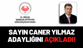 Sayın Caner Yılmaz, Adaylığını Açıkladı...