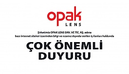 Opak Lens Adına Verilen Sahte İş İlanları Hakkında