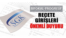 Progresif ve Bifokal Gözlük Reçete Girişleri Hakkında Önemli Duyuru