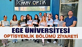 Ege Üniversitesi Optisyenlik Bölümü Öğrencileri Akay Rx Laboratory’i Ziyaret Etti