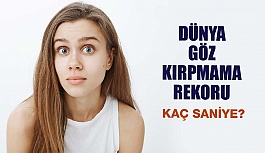 Hiç Gözünüzü Kırpmadan Ne Kadar Süre Dayanabilirsiniz?