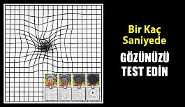 Gözlerinize Birkaç Saniyede Sarı Nokta Hastalığı Testi Yapın