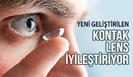 Gözleri İyileştiren Kontak Lens Yapıldı