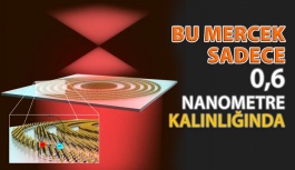 Sadece 0,6 Nanometre Kalınlığında Mercek Yapıldı