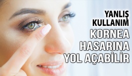 Kontak Lenslerin Yanlış Kullanımı Kornea Hasarına Yol Açabilir