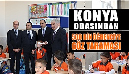 Konya Optisyen Gözlükçüler Odasından 500 Bin öğrenciye Göz Taraması