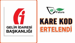 E-Faturalarda Kare Kod Uygulaması Ertelendi